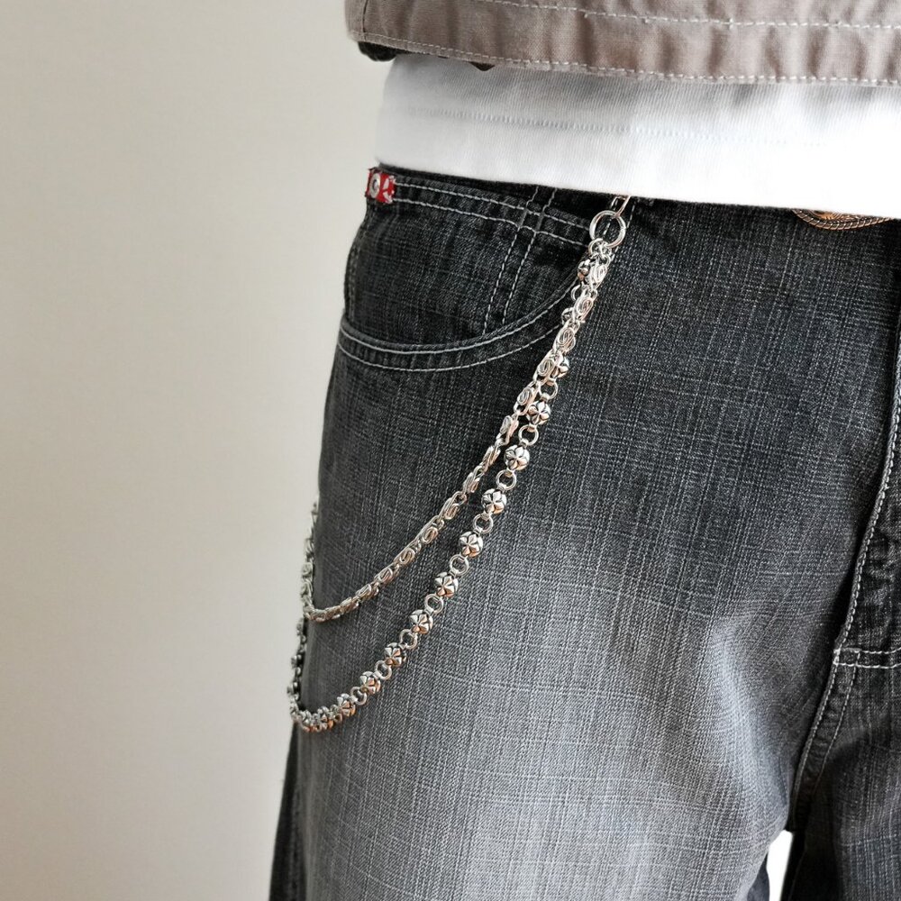 Y2K Heavy Metal Wallet Chain